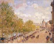 Pissarro Camille Quai Malaquais Sunny Afternoon  - Hermitage